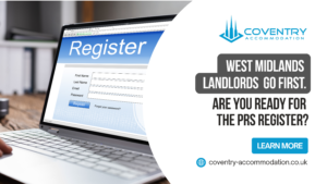 West Midlands landlords registering on the PRS database before the 14 March 2027 deadline