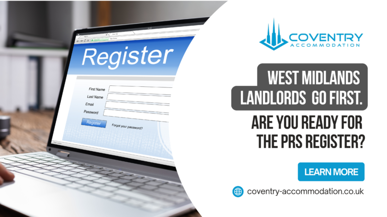 West Midlands landlords registering on the PRS database before the 14 March 2027 deadline